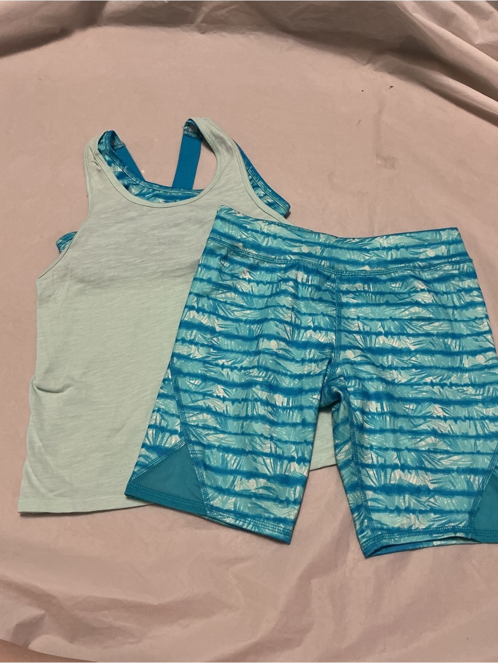 Athletic Works tank shorts set large 10/12